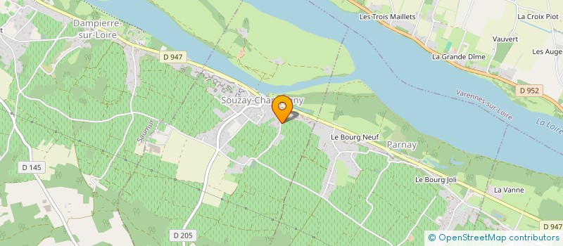 localisation de l'entreprise C&C  SOUZAY-CHAMPIGNY