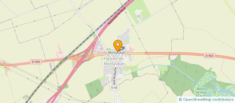 localisation de l'entreprise C&C  FRESNES-LES-MONTAUBAN