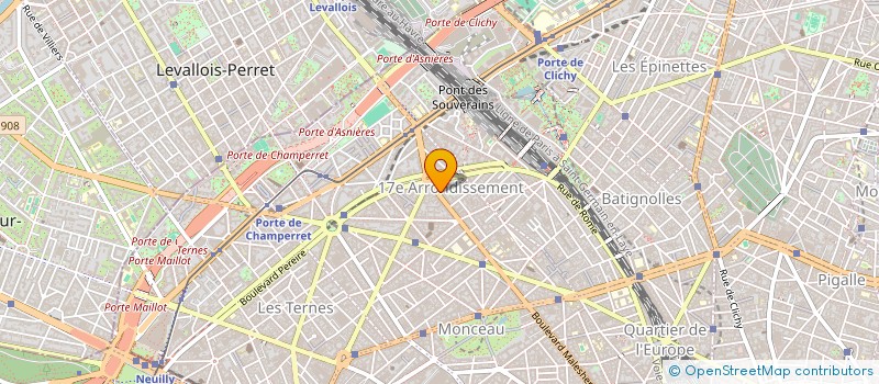 localisation de l'entreprise C.C.A.  PARIS