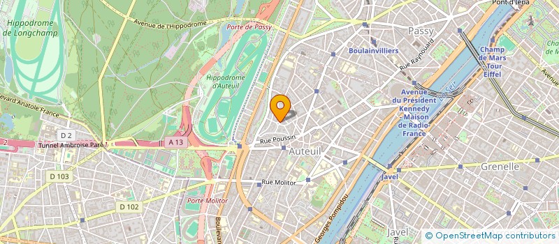 localisation de l'entreprise C.C.A.  PARIS