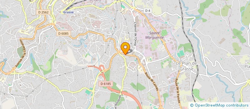 localisation de l'entreprise C.C.A à GRASSE