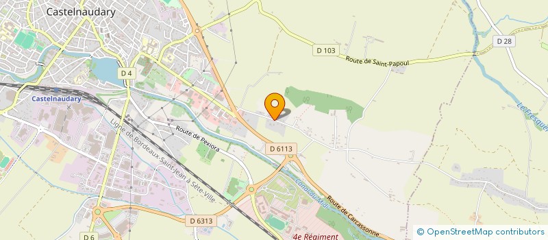 localisation de l'entreprise C. C. A. à CASTELNAUDARY