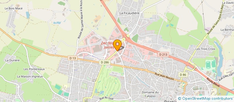 localisation de l'entreprise C.C.A.D à PORNIC