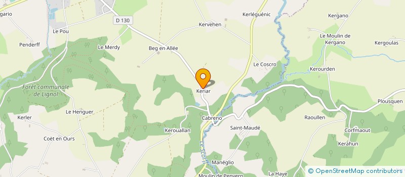 localisation de l'entreprise C.C.A FIFTY  LIGNOL