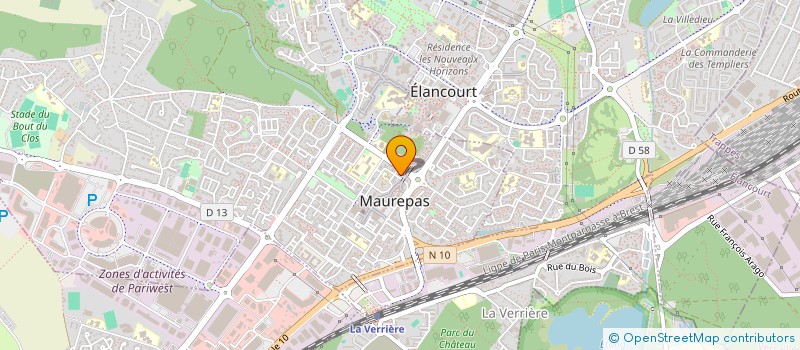 localisation de l'entreprise C.C.A.M.  MAUREPAS