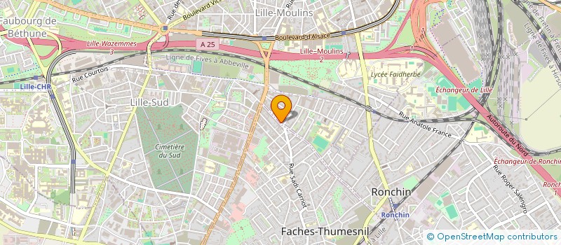localisation de l'entreprise C.C.A.N à LILLE