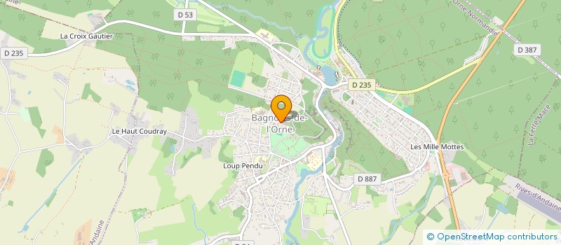 localisation de l'entreprise C C A S à BAGNOLES-DE-L'ORNE-NORMANDIE