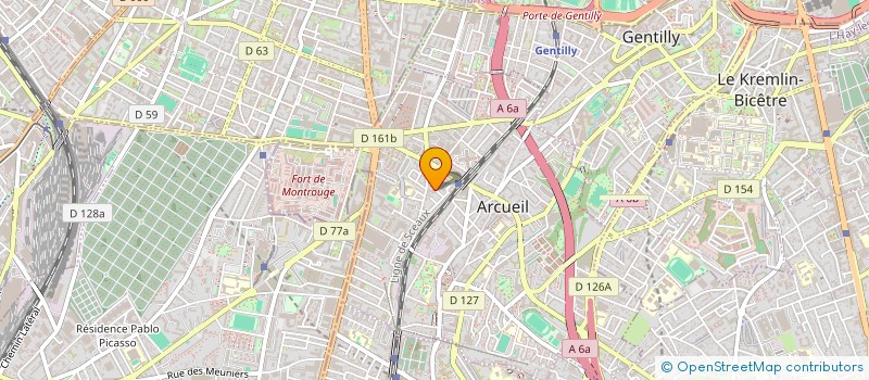 localisation de l'entreprise C.C.B  ARCUEIL