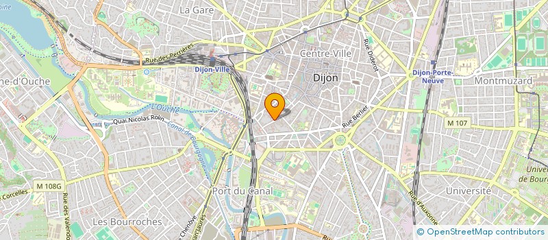 localisation de l'entreprise C.C.B.M.  DIJON