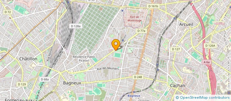 localisation de l'entreprise C.C BAGNEUX à BAGNEUX