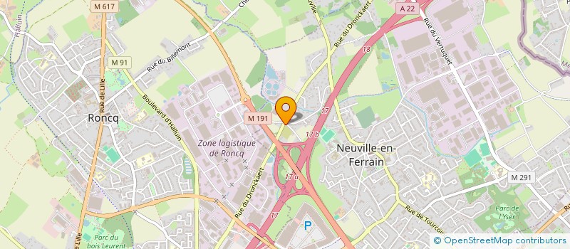 localisation de l'entreprise C&C BROKERS  NEUVILLE-EN-FERRAIN