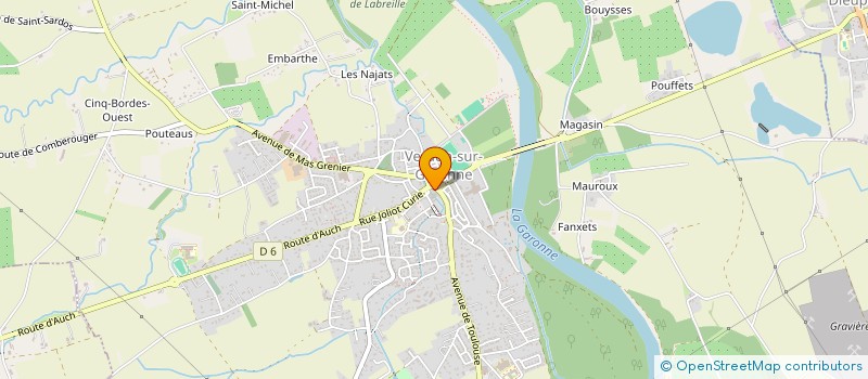 localisation de l'entreprise C.C.C. à VERDUN-SUR-GARONNE