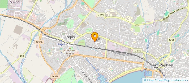 localisation de l'entreprise C.C.C à FREJUS