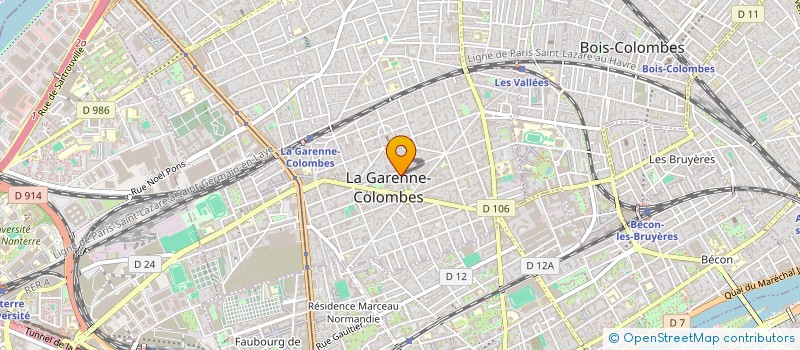 localisation de l'entreprise C C C à LA GARENNE-COLOMBES