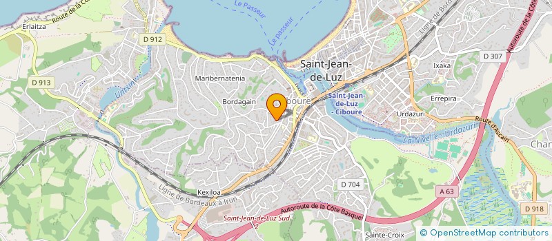 localisation de l'entreprise C.C.C.B  CIBOURE