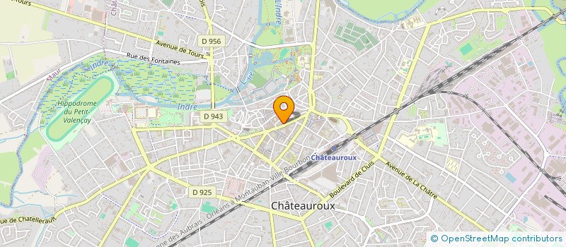 localisation de l'entreprise C.C.C.B. à CHATEAUROUX