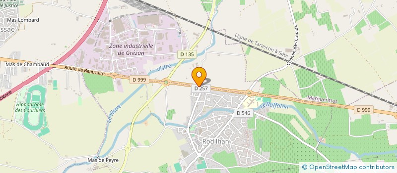 localisation de l'entreprise C.C.C.C.COURSE COCARDE CULTU CAMARGUAISE  BOUILLARGUES