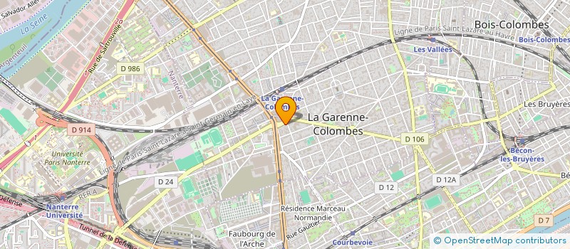 localisation de l'entreprise C C C SARL à LA GARENNE-COLOMBES