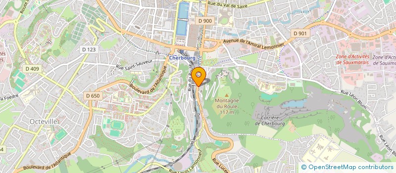 localisation de l'entreprise C.C.C.SARL  CHERBOURG-EN-COTENTIN