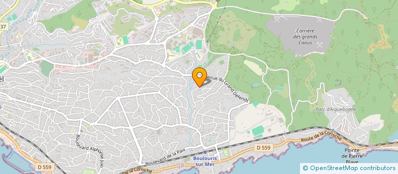 localisation de l'entreprise C.C. CONSTRUCTIONS SARL  SAINT RAPHAEL