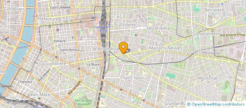 localisation de l'entreprise C.C COUSINE  LYON