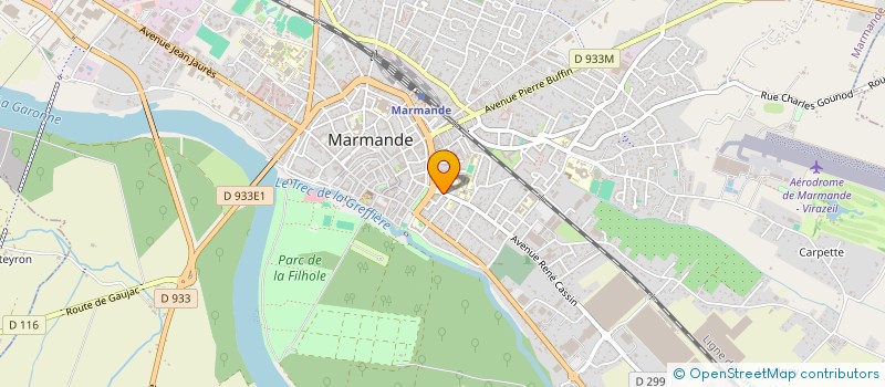 localisation de l'entreprise C.C.D.2  MARMANDE