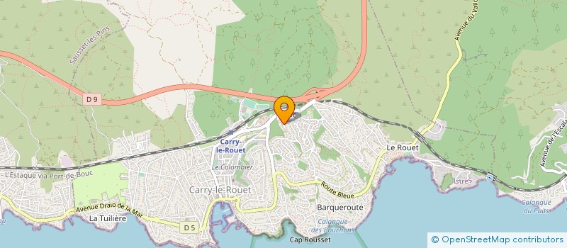 localisation de l'entreprise C.C.D. DIGITAL CONCEPT  CARRY-LE-ROUET