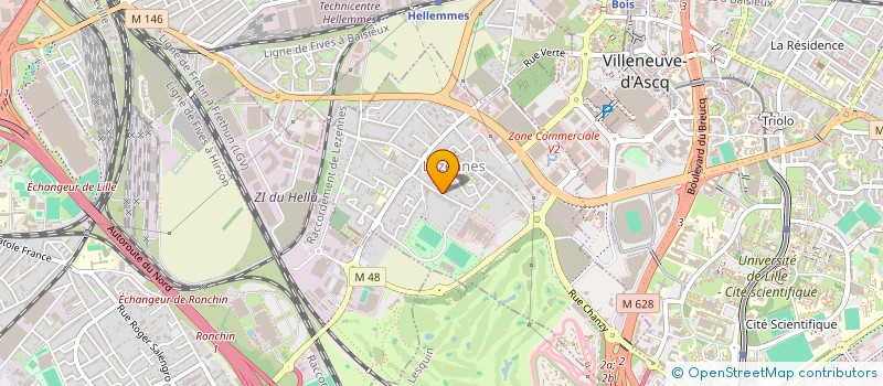 localisation de l'entreprise C.C.D.V.R à LILLE