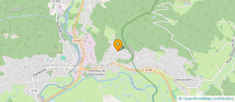 localisation de l'entreprise C.C. DISTRIBUTION  LE SYNDICAT