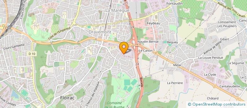 localisation de l'entreprise C.C.E à FLOIRAC