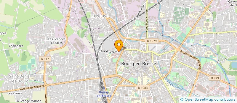 localisation de l'entreprise C.C.E. CONSEIL  BOURG-EN-BRESSE