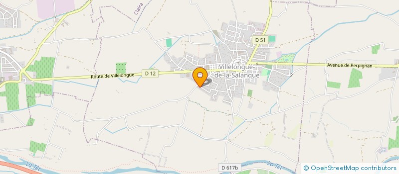 localisation de l'entreprise C.C.E. DU ROUSSILLON  VILLELONGUE-DE-LA-SALANQUE