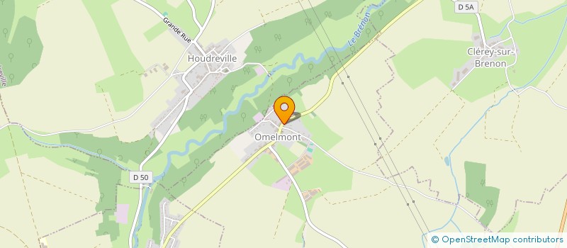 localisation de l'entreprise C.C.E.R SAINTOIS  OMELMONT