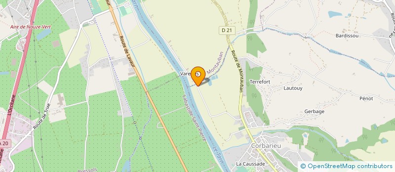 localisation de l'entreprise C&C ESPACES VERTS  CORBARIEU