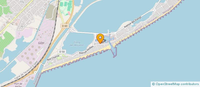 localisation de l'entreprise C.C. FACADE à FRONTIGNAN