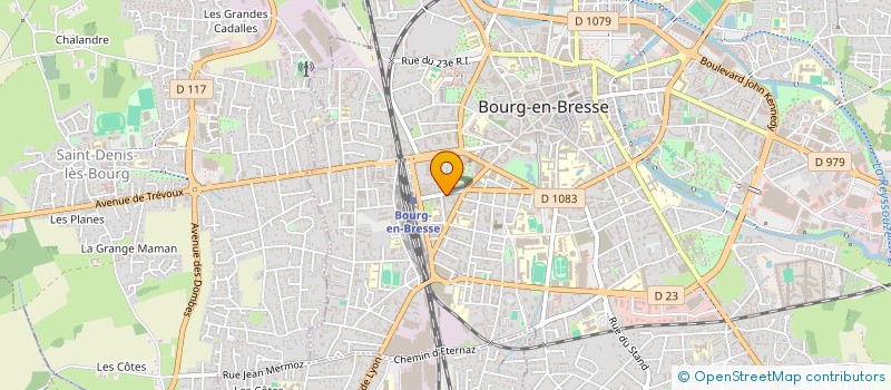 localisation de l'entreprise C&C FINANCES ET CONSULTING  BOURG-EN-BRESSE