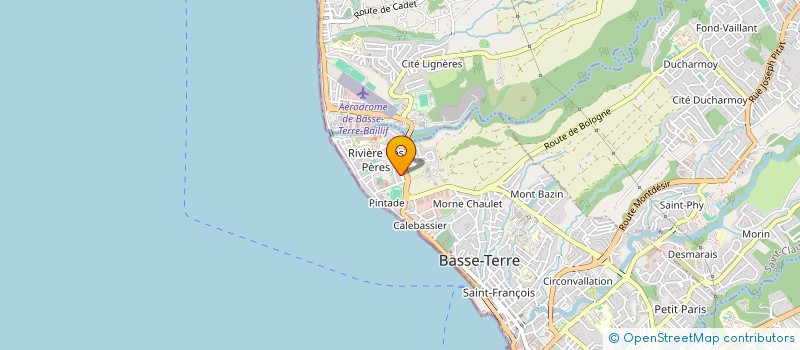 localisation de l'entreprise C C G CANCARAIBES à BASSE-TERRE