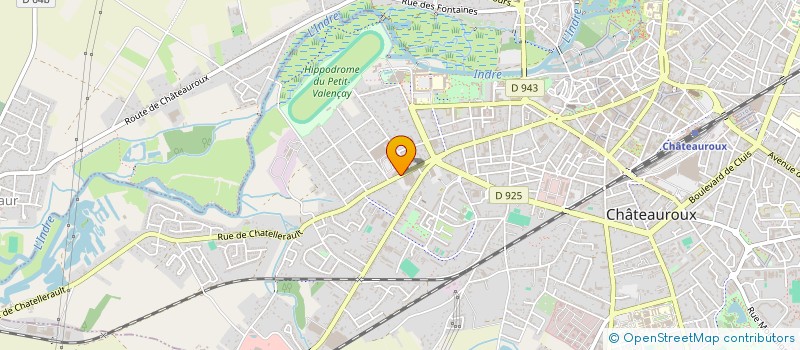 localisation de l'entreprise C.C.G.L. à CHATEAUROUX