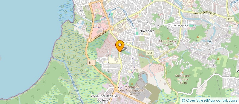 localisation de l'entreprise C&C GROUP  CAYENNE