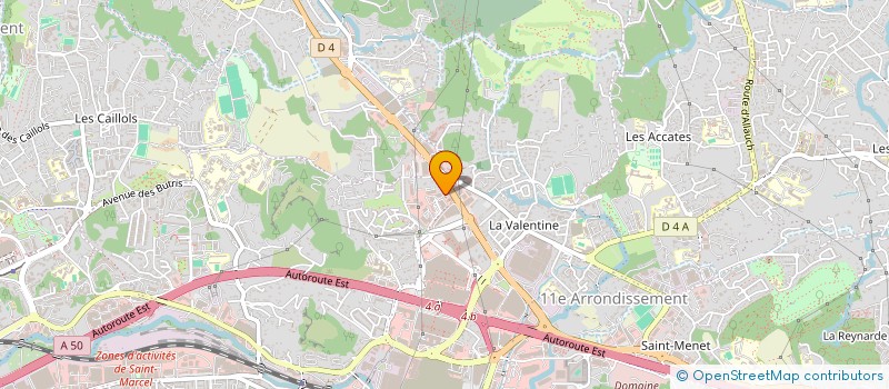 localisation de l'entreprise C.C. HOLDING à MARSEILLE