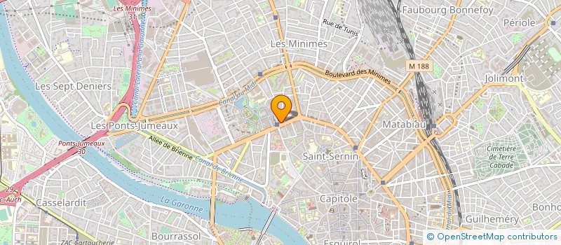 localisation de l'entreprise C.C. HOLDING  TOULOUSE