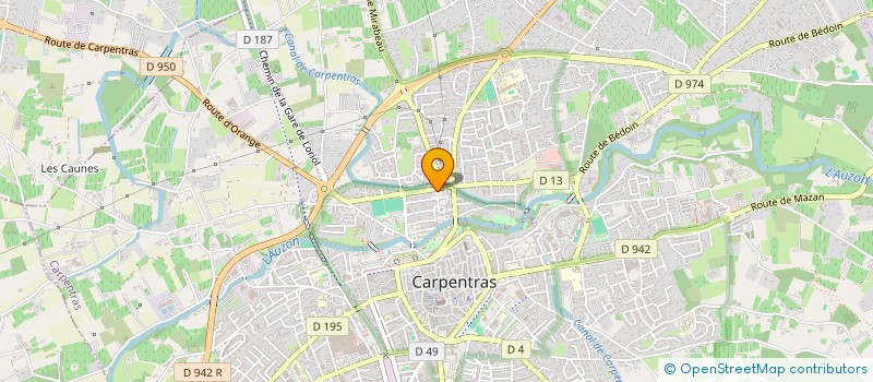 localisation de l'entreprise C&C HOLDING à CARPENTRAS