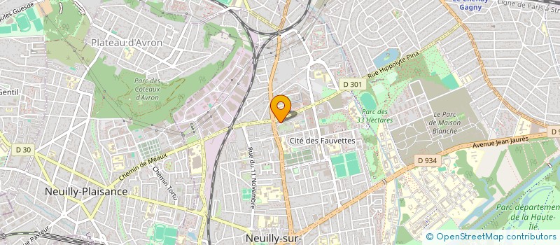 localisation de l'entreprise C.C. IMMO à NEUILLY-SUR-MARNE
