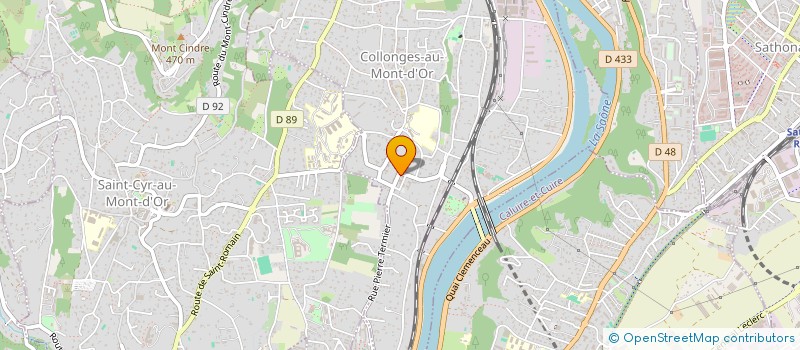 localisation de l'entreprise C&C IMMO  COLLONGES-AU-MONT- D OR