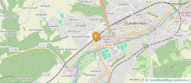 localisation de l'entreprise C&C IMMOBILIER  LANDERNEAU