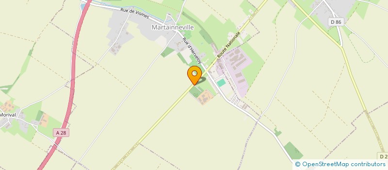 localisation de l'entreprise C&C INVEST  MARTAINNEVILLE