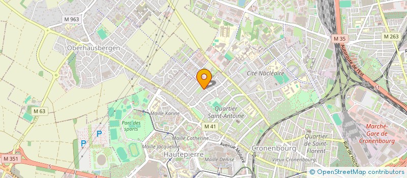 localisation de l'entreprise C & C INVEST  HNHEIM