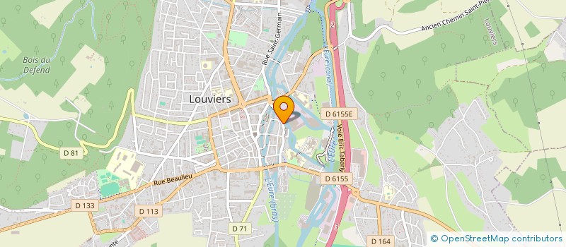 localisation de l'entreprise C&C INVESTISSEMENT à LOUVIERS