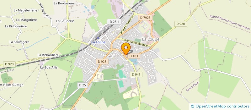 localisation de l'entreprise C.C.J. à LA LOUPE