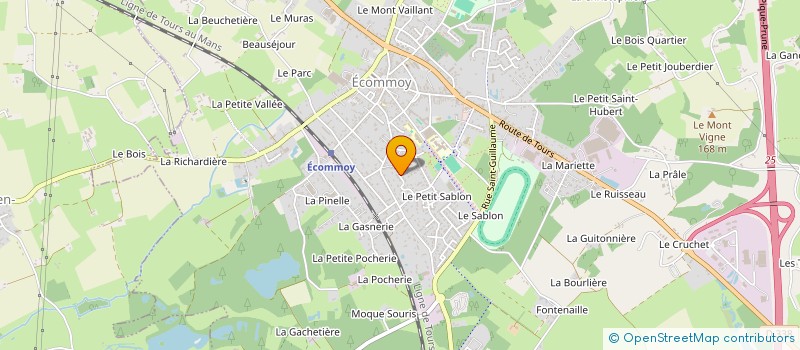 localisation de l'entreprise C-C-L CHARPENTE COUVERTURE LECHAT  ECOMMOY